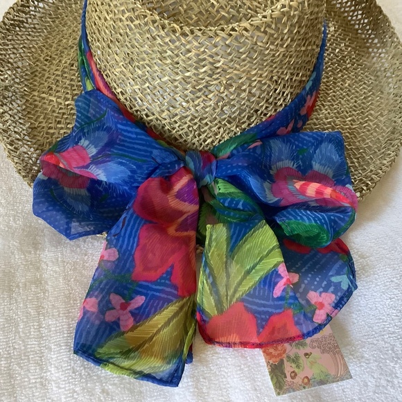 Johnny Was Woven Raffia Etna Beach Hat OS main image 5